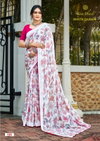 White Queen By Kashvi Georgette Printed Wholesale Saree Suppliers In Mumbai
